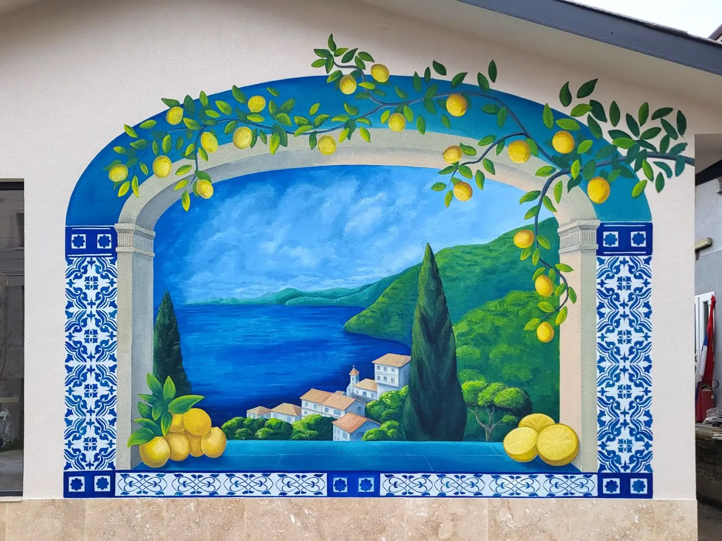 mural Beograd mediteran - walls by natasa