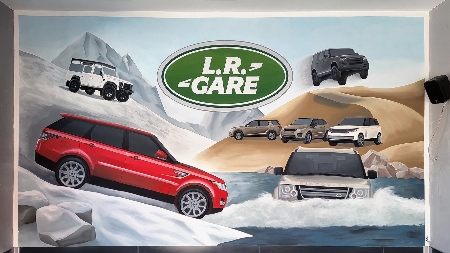 Mural auto servis, Beograd