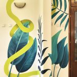 mural sa biljnim motivima - kancelarija beograd (4)